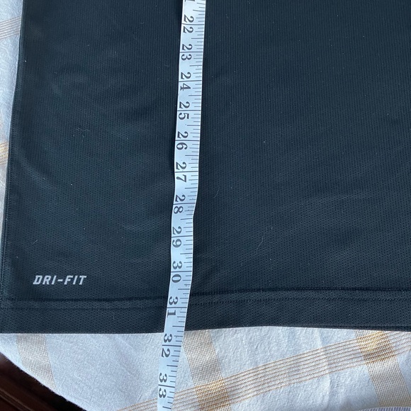 🔔2/$15 XXL NIKE NFL JACKSONVILLE JAGS DRI-FIT BLACK & SILVER TEAL STRIPE POLO - Picture 5 of 9